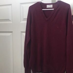 Christian Dior Burgundy Wine Soft Sweater